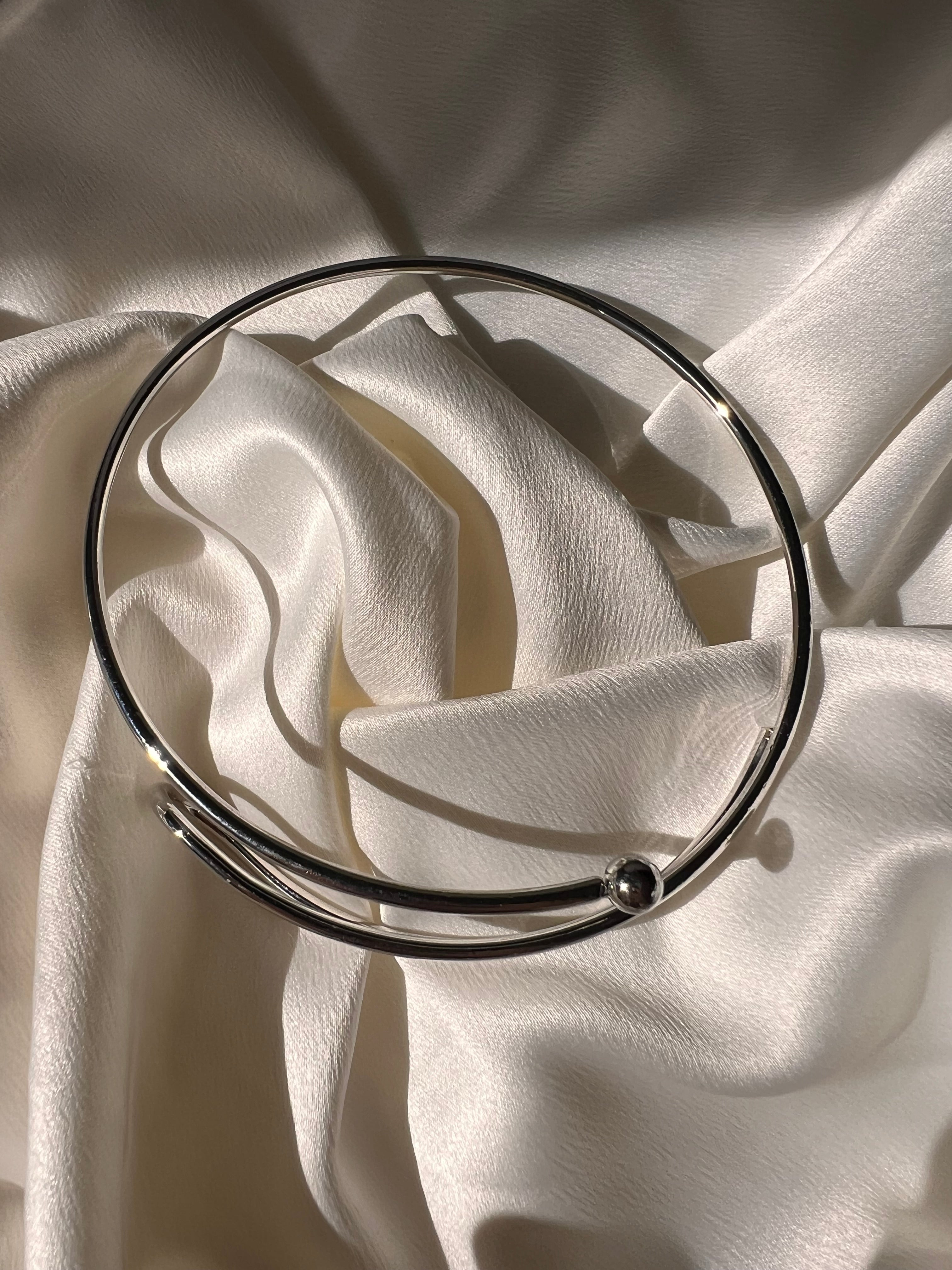 Bracelete Espiral Prata