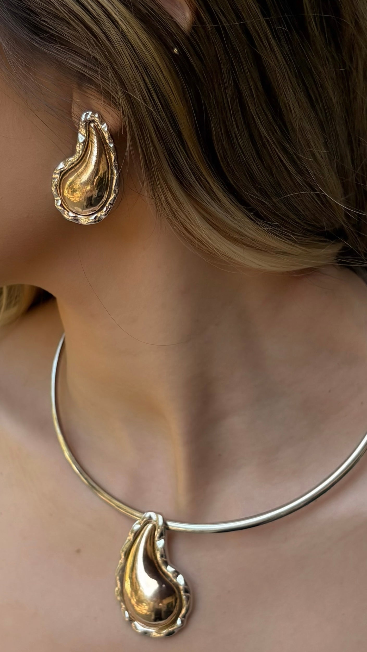 Conjunto Gota Prata