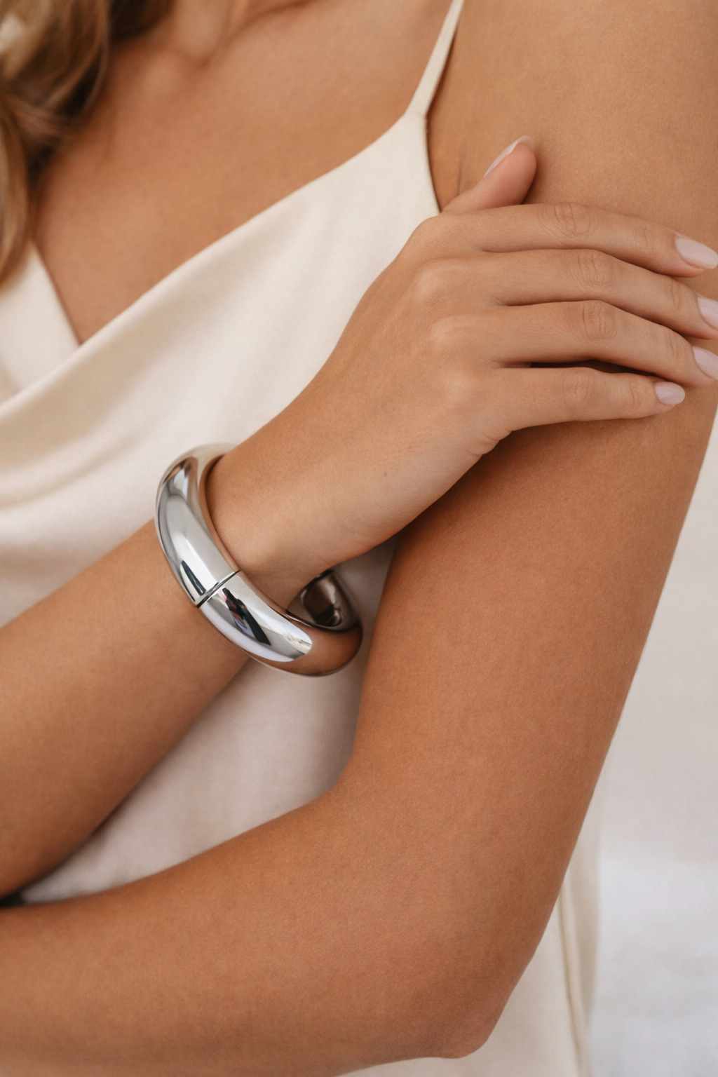 Bracelete Oval Prata