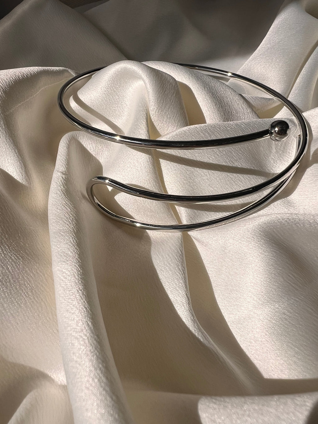 Bracelete Espiral Prata