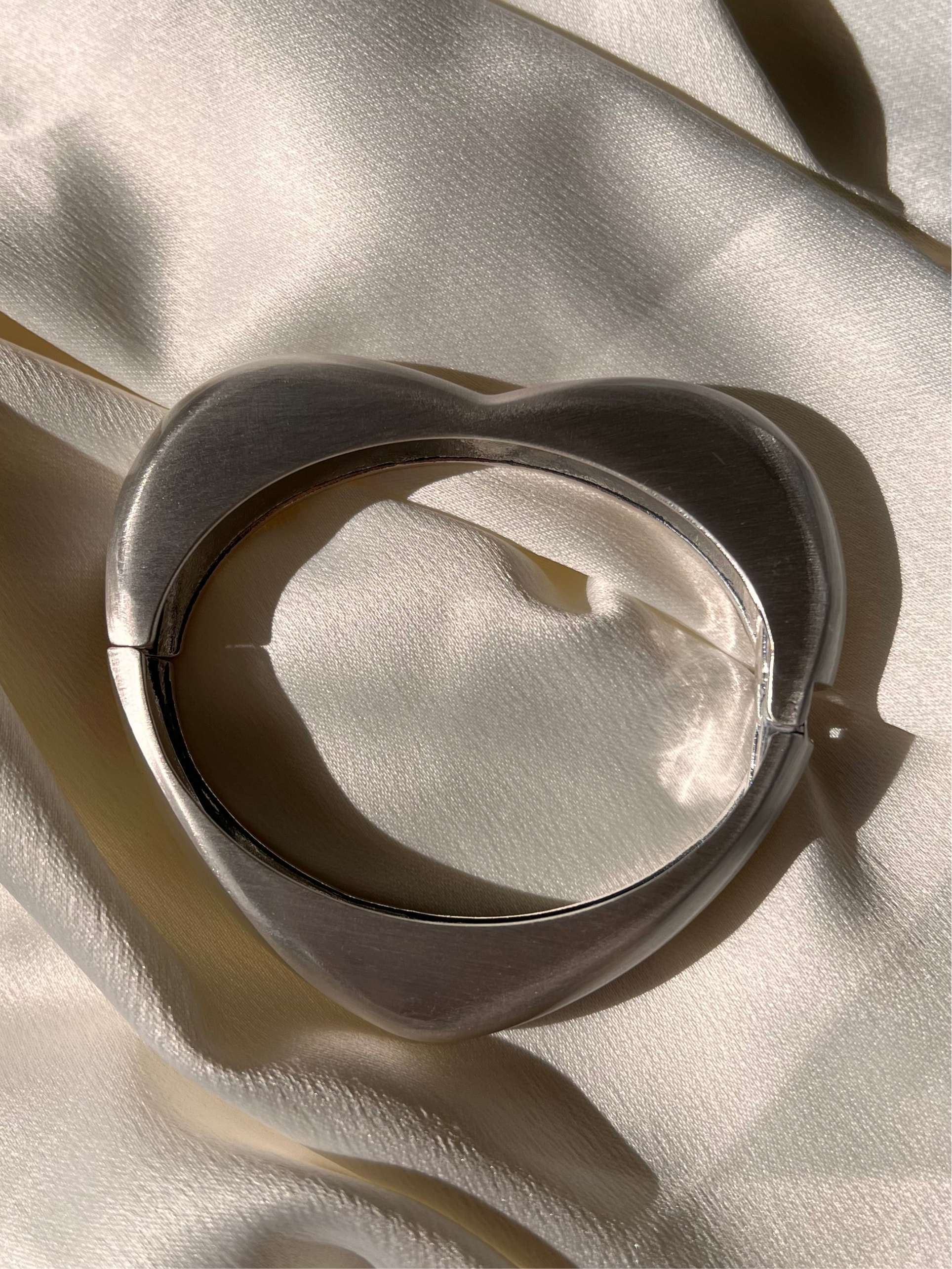 Bracelete Coração Prata