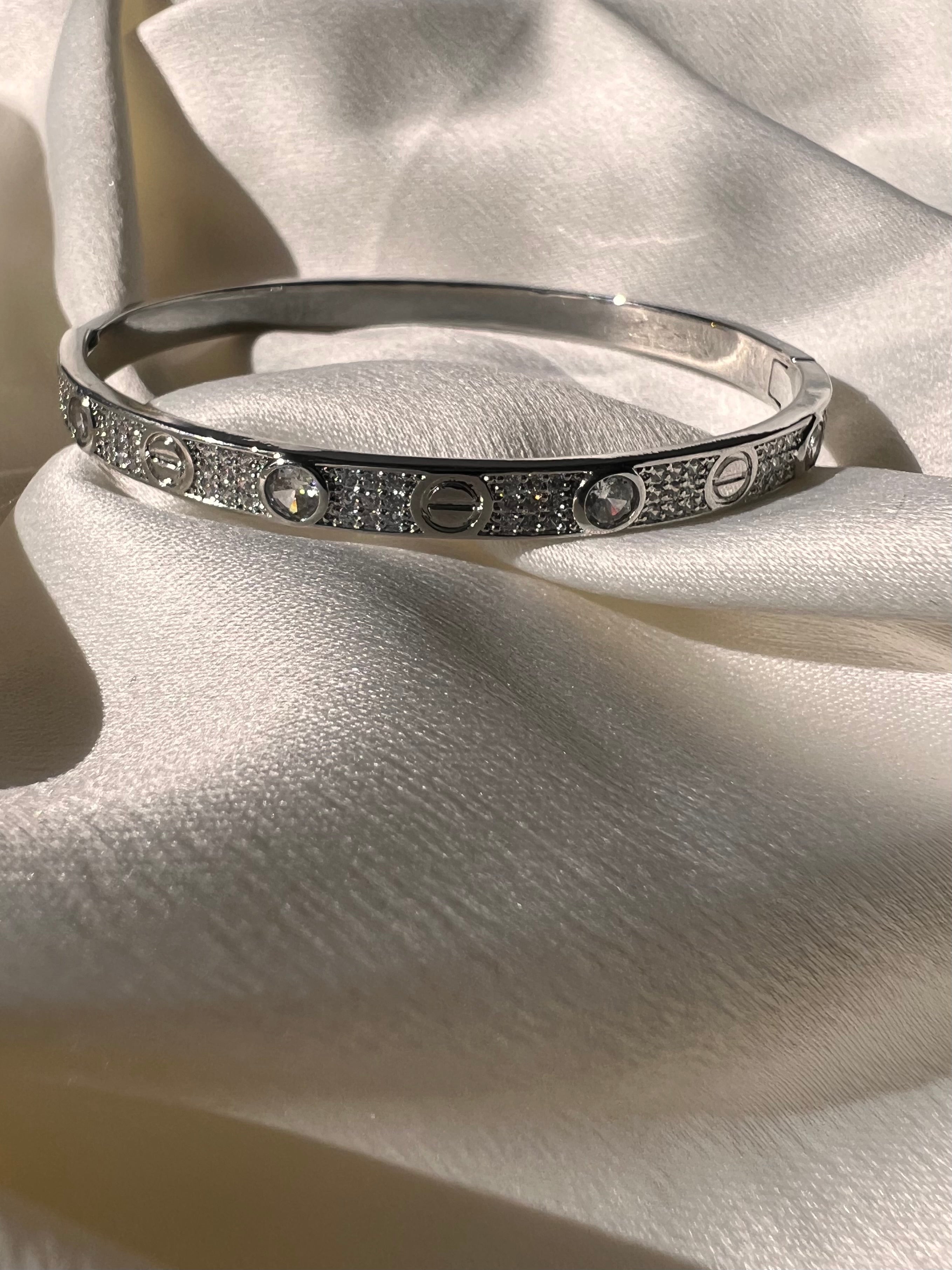 Bracelete Cravejado Zircônia