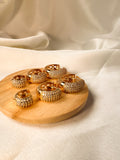 Conjunto Argola Pavê Dourado